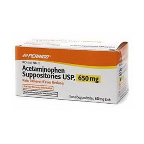Perrigo Acephen Acetaminophen Supplement Tablets, 650 mg, 12 Ea